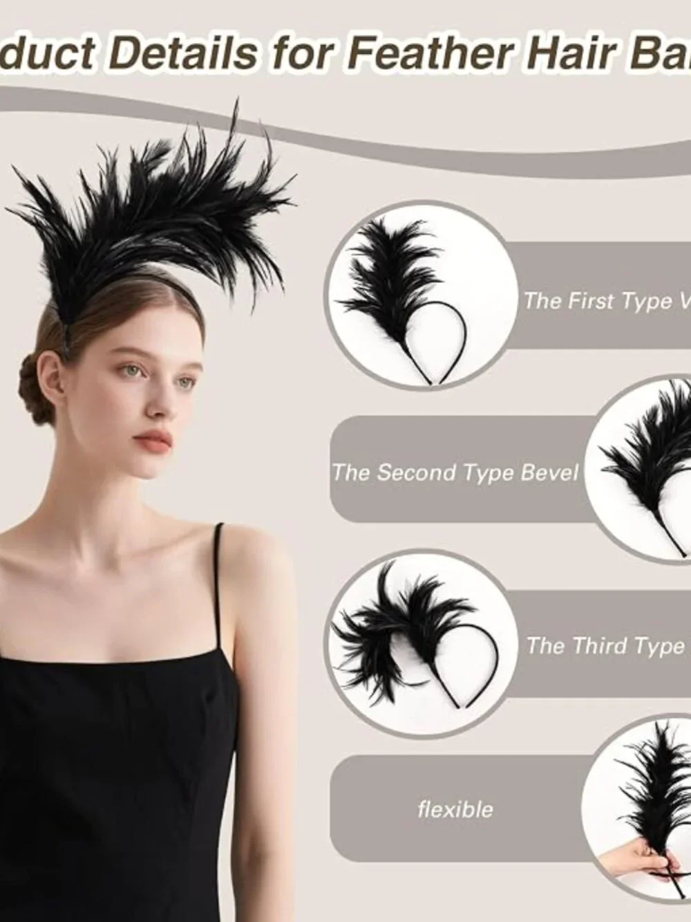 🔥𝗦𝗔𝗟𝗘 - 𝗟𝗜𝗠𝗜𝗧𝗘𝗗 𝗧𝗜𝗠𝗘 Fascinator Headband Cocktail Wedding Party